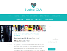 Tablet Screenshot of burstnerclub.com